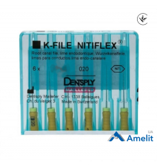 Інструмент ручний K-File Nitiflex №20, 25 мм (Dentsply Sirona), 6 шт./пак